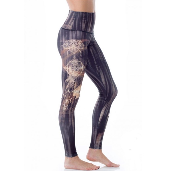 Onzie Pants - ONZIE High Rise Henna Print Full Length Legging